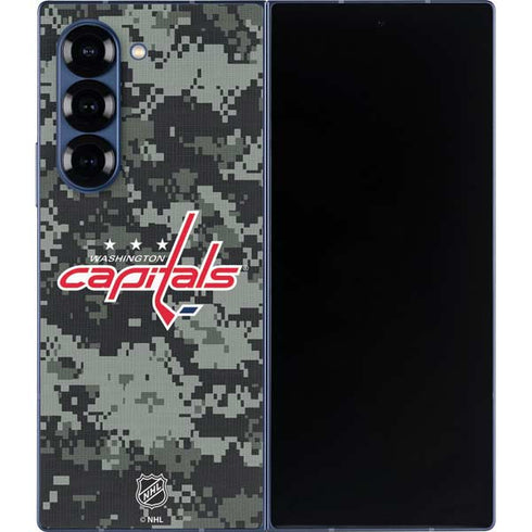 NHL Washington Capitals Camo Galaxy Z Fold6 Skin