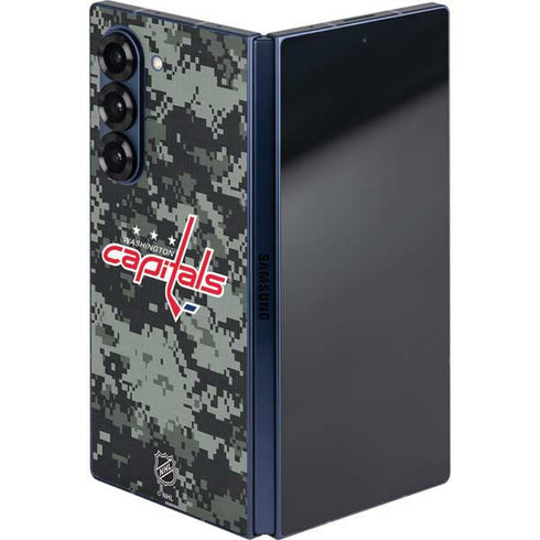 NHL Washington Capitals Camo Galaxy Z Fold6 Skin