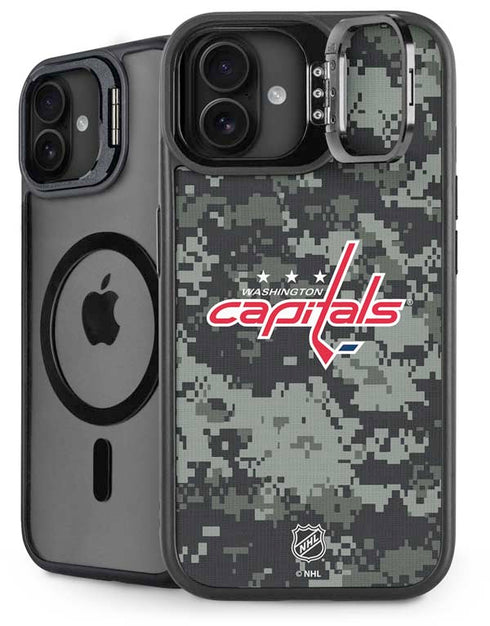 NHL Washington Capitals Camo iPhone 16 Kickstand Case