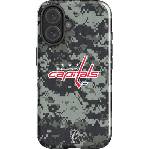 NHL Washington Capitals Camo iPhone 16 Plus Impact Case