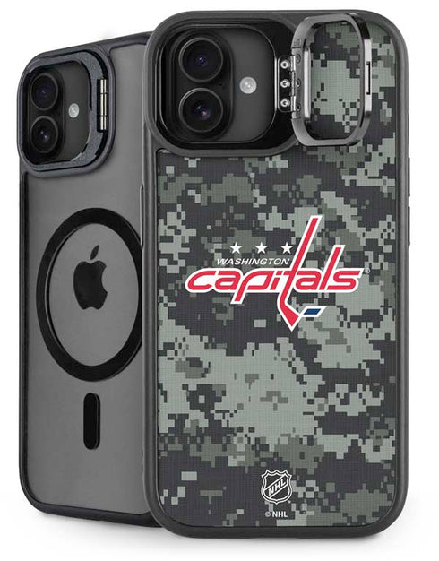 NHL Washington Capitals Camo iPhone 16 Plus Kickstand Case