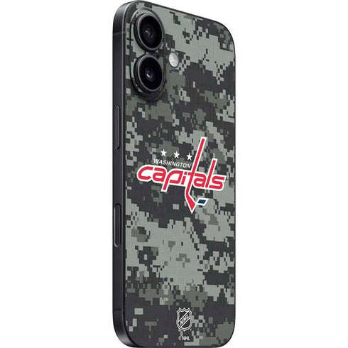 NHL Washington Capitals Camo iPhone 16 Plus Skin