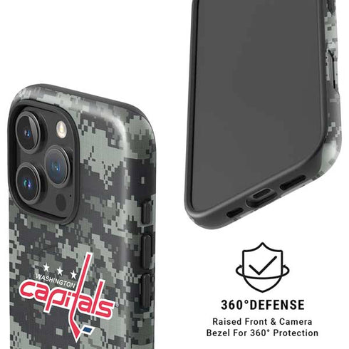 NHL Washington Capitals Camo iPhone 16 Pro Magsafe Impact Case