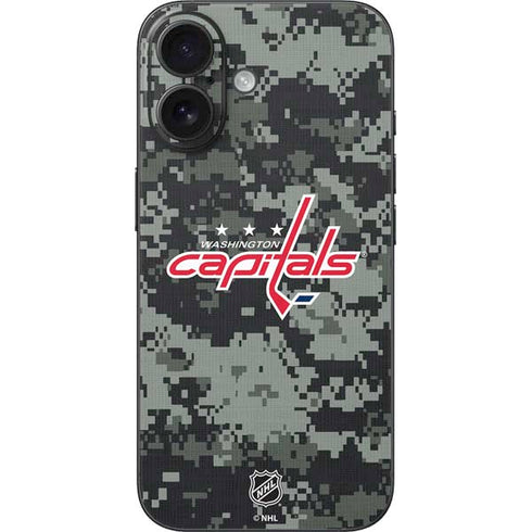 NHL Washington Capitals Camo iPhone 16 Skin