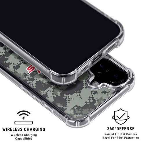 NHL Washington Capitals Camo iPhone 17 Clear Case
