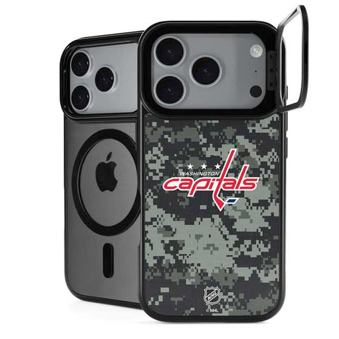 NHL Washington Capitals Camo iPhone 18 Pro Kickstand Case