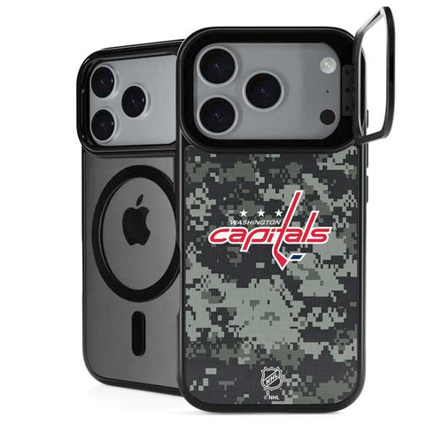 NHL Washington Capitals Camo iPhone 18 Pro Max Kickstand Case