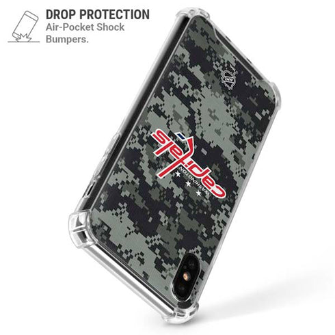NHL Washington Capitals Camo iPhone X/XS Clear Case