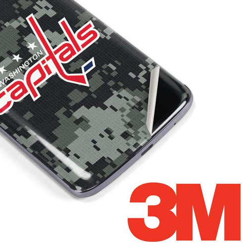 NHL Washington Capitals Camo Moto E5 Plus Skin