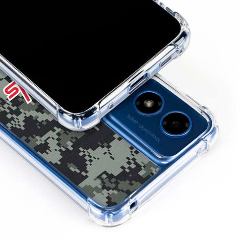 NHL Washington Capitals Camo Moto G 5G (2024) Clear Case