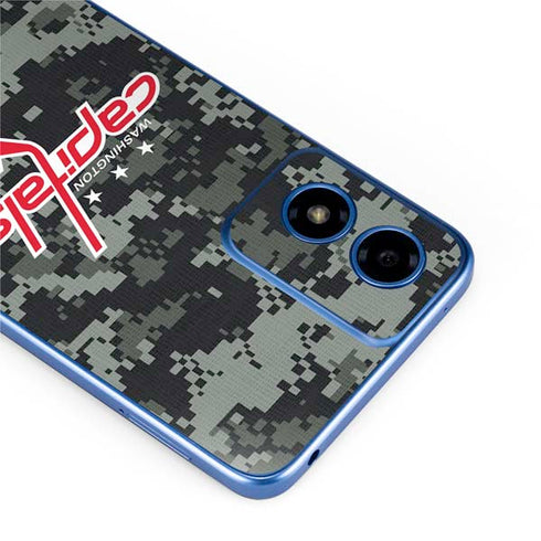 NHL Washington Capitals Camo Moto G Play 4G (2024) Skin