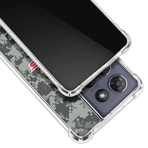 NHL Washington Capitals Camo Moto G Play 5G (2025) Clear Case