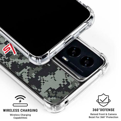 NHL Washington Capitals Camo Moto G Power 5G (2024) Clear Case