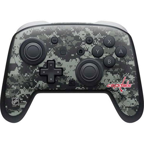 NHL Washington Capitals Camo Nintendo Switch 2 (2025) Pro Controller Skin