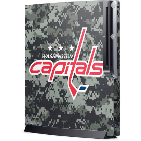 NHL Washington Capitals Camo Playstation 3 & PS3 Slim Skin