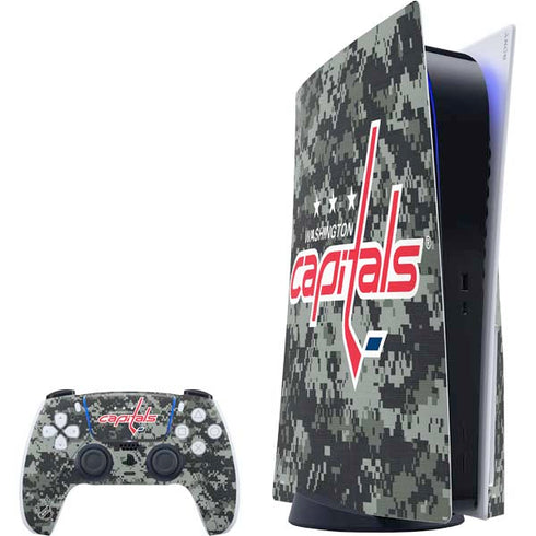 NHL Washington Capitals Camo PlayStation PS5 Skins