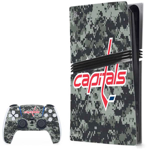 NHL Washington Capitals Camo PlayStation PS5 Skins
