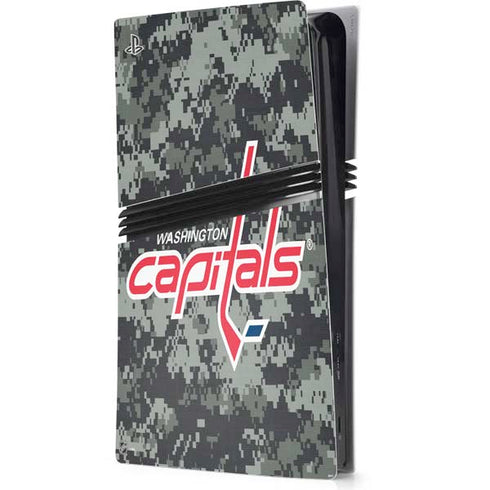 NHL Washington Capitals Camo PS5 Pro Console Skin