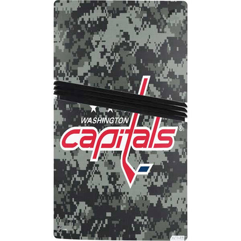 NHL Washington Capitals Camo PS5 Pro Console Skin
