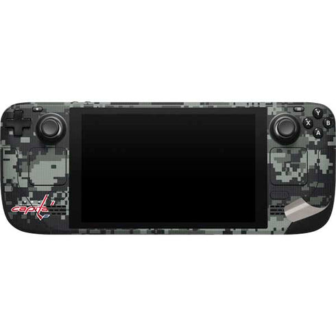 NHL Washington Capitals Camo Steam Deck Handheld Gaming Computer Skin