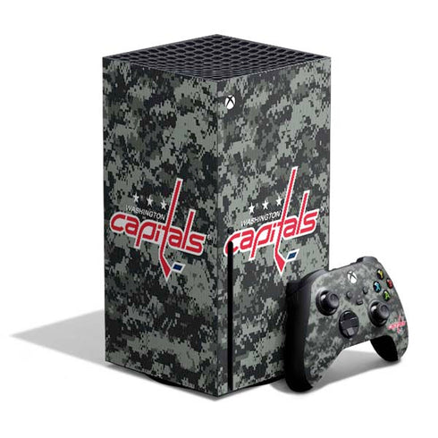 NHL Washington Capitals Camo Xbox Series X Bundle Skin