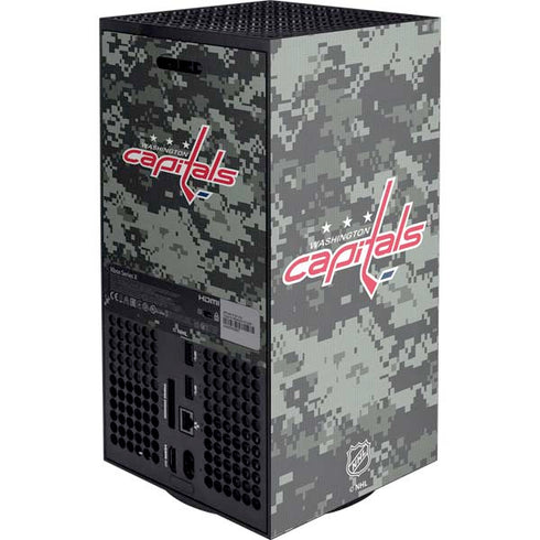 NHL Washington Capitals Camo XBox Series X Digital Edition Console Skin