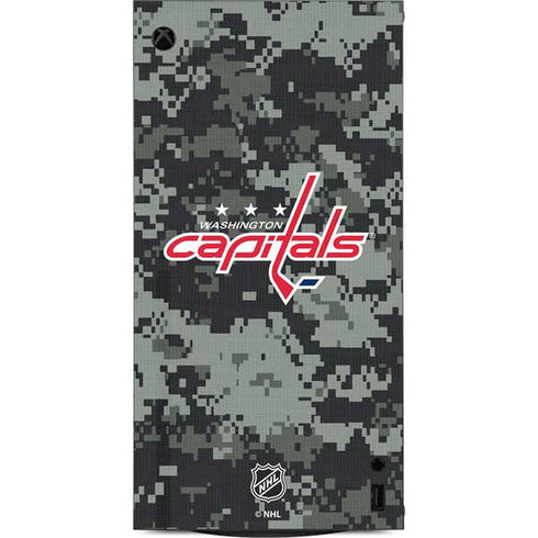 NHL Washington Capitals Camo XBox Series X Digital Edition Console Skin