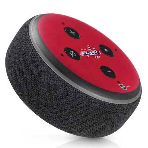 NHL Washington Capitals Distressed Amazon Echo Dot Skin