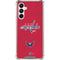 NHL Washington Capitals Distressed Galaxy A16 5G Clear Case