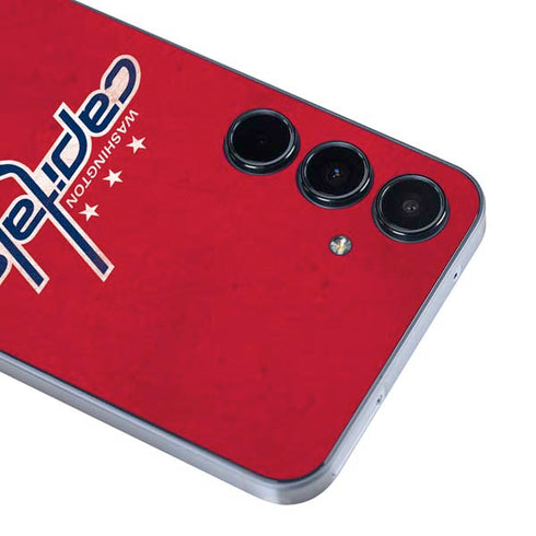 NHL Washington Capitals Distressed Galaxy A35 5G Skin
