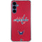 NHL Washington Capitals Distressed Galaxy A55 5G Clear Case