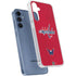 NHL Washington Capitals Distressed Galaxy A55 5G Clear Case
