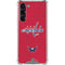 NHL Washington Capitals Distressed Galaxy S24 FE Clear Case