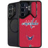 NHL Washington Capitals Distressed Galaxy S25 Plus Kickstand Case