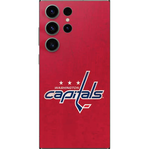 NHL Washington Capitals Distressed Galaxy S25 Ultra Skin