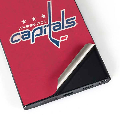 NHL Washington Capitals Distressed Galaxy S25 Ultra Skin