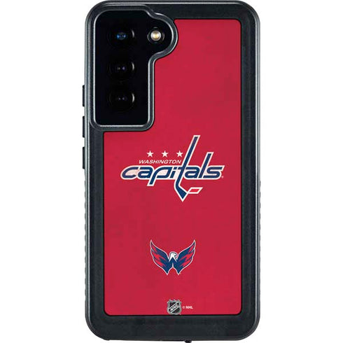NHL Washington Capitals Distressed Galaxy S24 Waterproof Case
