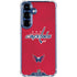 NHL Washington Capitals Distressed Galaxy S25 FE Clear Case