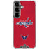 NHL Washington Capitals Distressed Galaxy S26 Clear Case