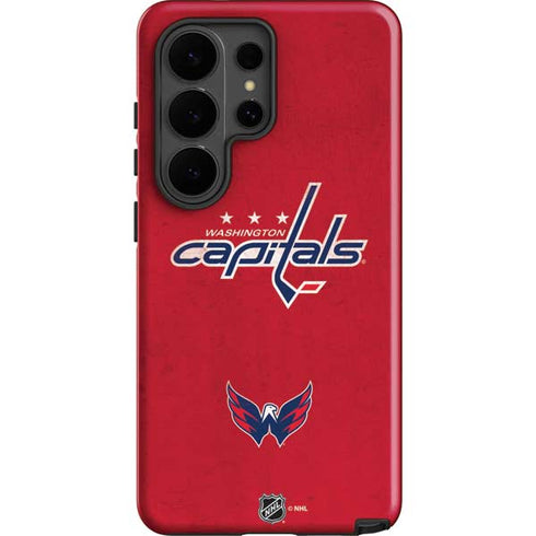 NHL Washington Capitals Distressed Galaxy S26 Ultra Impact Case