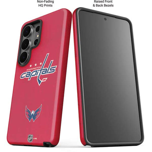 NHL Washington Capitals Distressed Galaxy S26 Ultra Impact Case