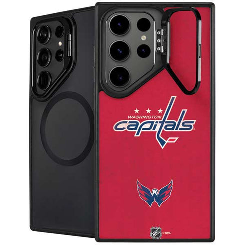 NHL Washington Capitals Distressed Galaxy S26 Ultra Kickstand Case