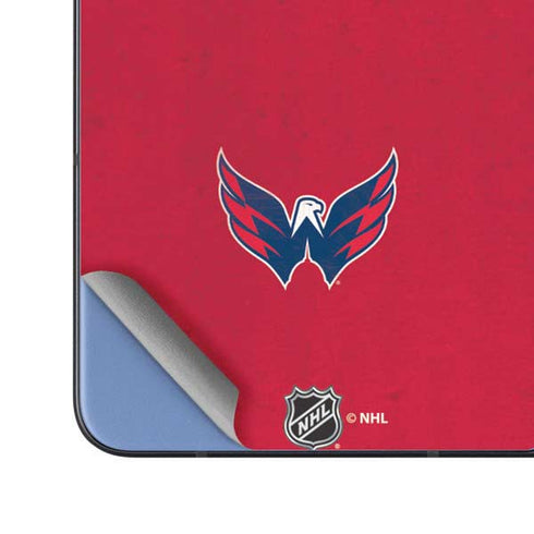 NHL Washington Capitals Distressed Galaxy Z Fold5 5G Skin