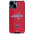 NHL Washington Capitals Distressed iPhone 15 Clear Case