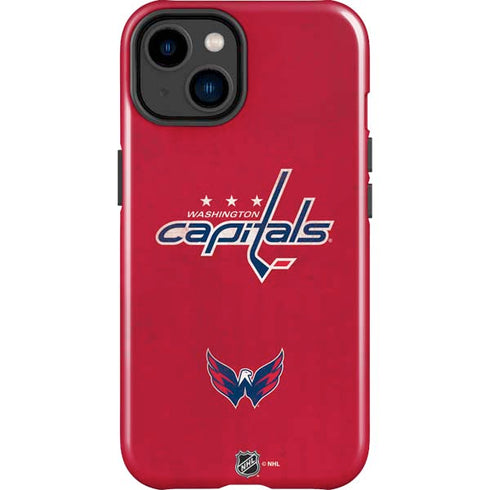 NHL Washington Capitals Distressed iPhone 15 Impact Case