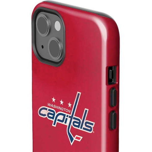 NHL Washington Capitals Distressed iPhone 15 Impact Case