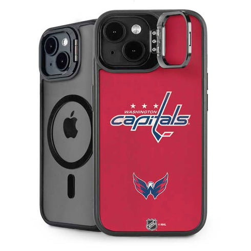 NHL Washington Capitals Distressed iPhone 15 Kickstand Case