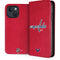 NHL Washington Capitals Distressed iPhone 15 Plus Folio Case