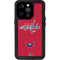 NHL Washington Capitals Distressed iPhone 15 Pro Waterproof Case