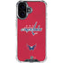 NHL Washington Capitals Distressed iPhone 16 Clear Case
